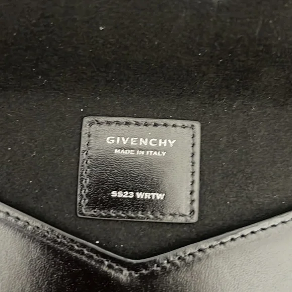 Givenchy Black Flap Clutch - Picture 6 of 8